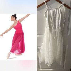 Body Wrappers White Girls Dance Costume.